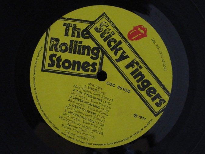 ROLLING STONES★Sticky Fingers UK Rolling Stones オリジナル_画像4