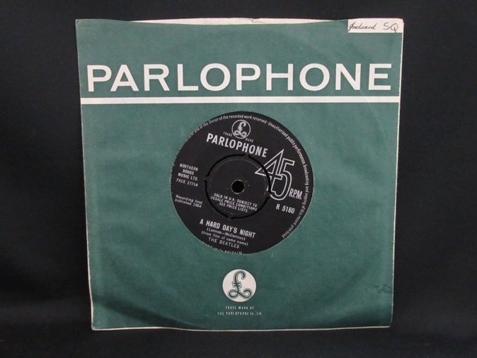 ７インチ★BEATLES★A Hard Day's Night/Things We Said Today UK Parlophone オリジナル 1st Press_画像1