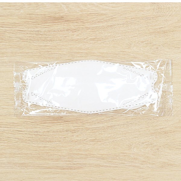 3D solid 4 layer non-woven mask 15 pieces set piece packing PFE VFE BFE pollen man and woman use 4 layer structure non-woven white white 