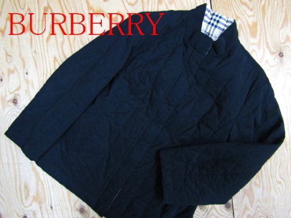 ★バーバリー Burberrys★レディース キルティングジャケット 裏ノバチェック ブラック★R60414057Aの画像1