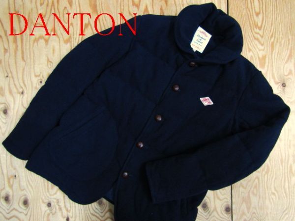 ★DANTON ダントン×BEAMS ビームス別注★JD-8563 ウールモッサ ダウンジャケット★R60421053Aの画像1