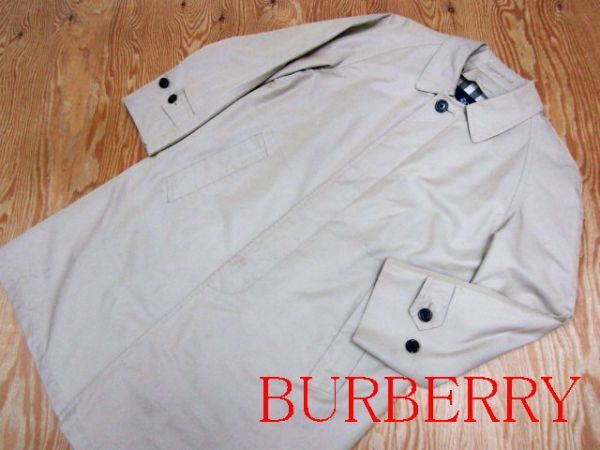 ★バーバリー BURBERRY★メンズ キルティングライナー付き ステンカラーコート ベージュ 88-160★R60421010B_画像1