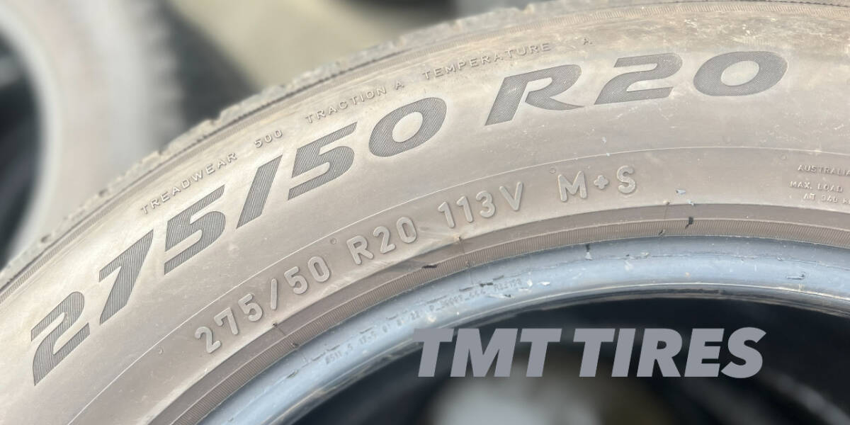 PIRELLI 275/50R20 4本SET 2020年製 ばり山　在庫処分商品_画像4