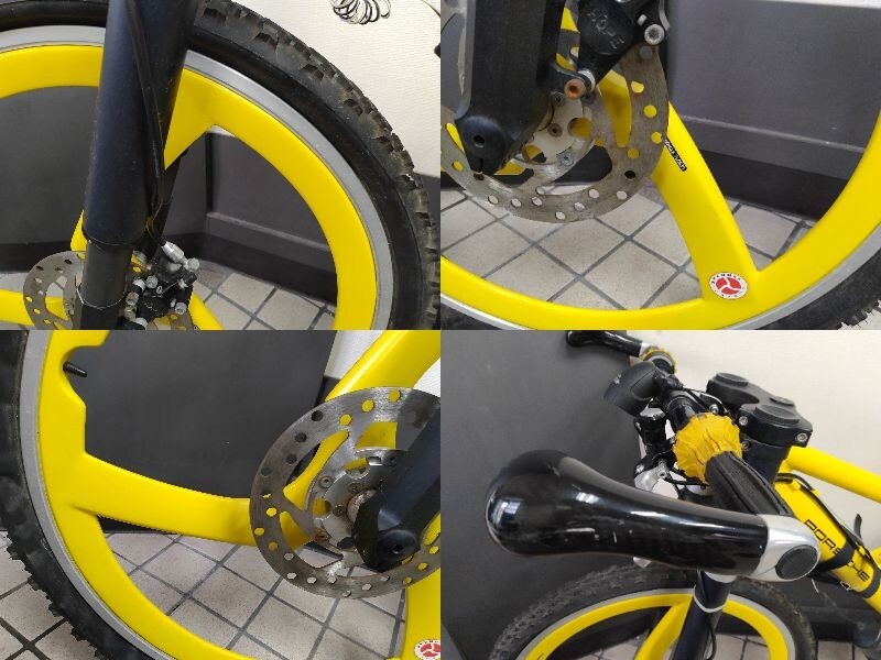 【直接引取可能】 PORSCHE Bike FS Evolution 自転車 イエロー ポルシェの画像4
