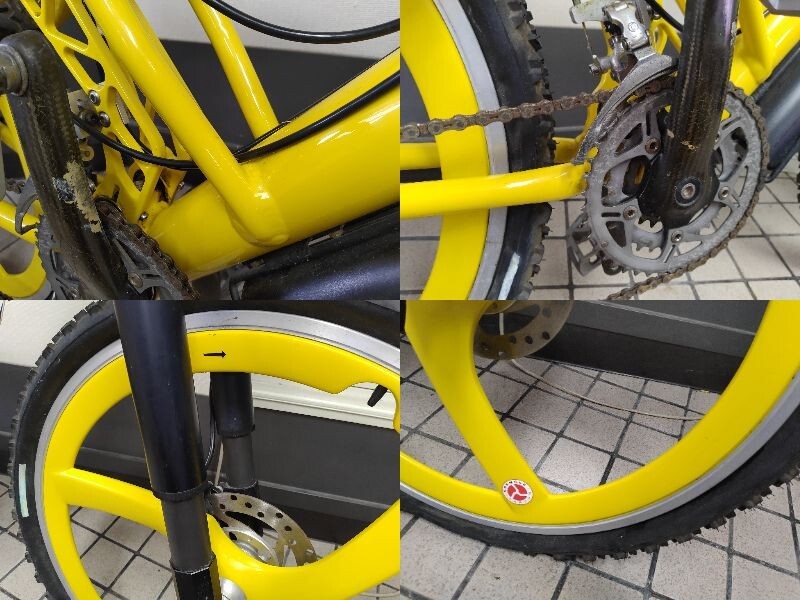 【直接引取可能】 PORSCHE Bike FS Evolution 自転車 イエロー ポルシェの画像7