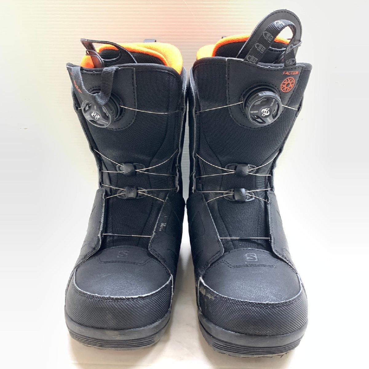 MIN【中古品】 MSMS サロモン SALOMON スノーボードブーツ FACTION BOA 28㎝ サロモン箱なし 〈118-240405-MK-3-MIN〉の画像1