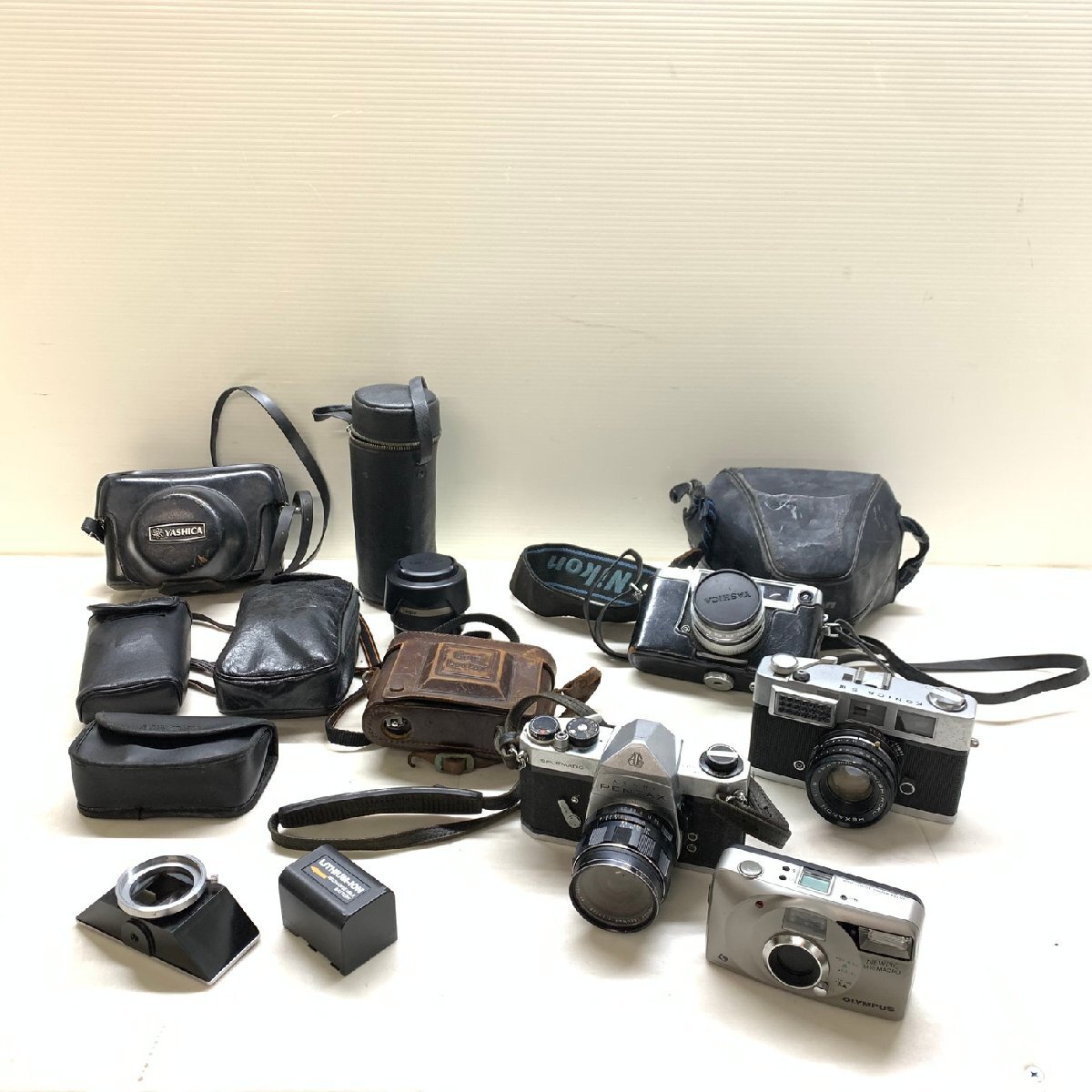 MIN【ジャンク品】 MSMK カメラ パーツなど いろいろ まとめセット Cannon Nikon フジフィルム デジカメ レンズ 〈94-240408-ME-4-MIN〉_画像1