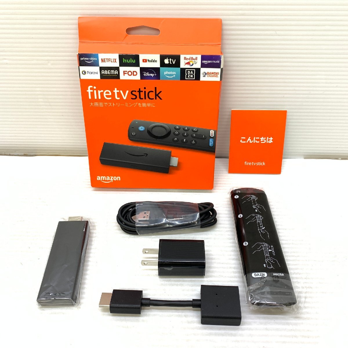 MIN【現状渡し品】 MSMK Amazon Fire TV stick S3L46N 第3世代 DAZN ボタン版 アマゾン 〈96-240414-CN-26-MIN〉の画像1