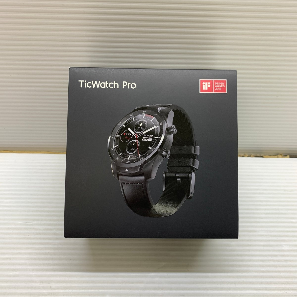 MIN【中古美品】 MSMK mobvoi WF12106 スマートウォッチ TicWatch Pro Black 〈96-240417-MK-6-MIN〉の画像1