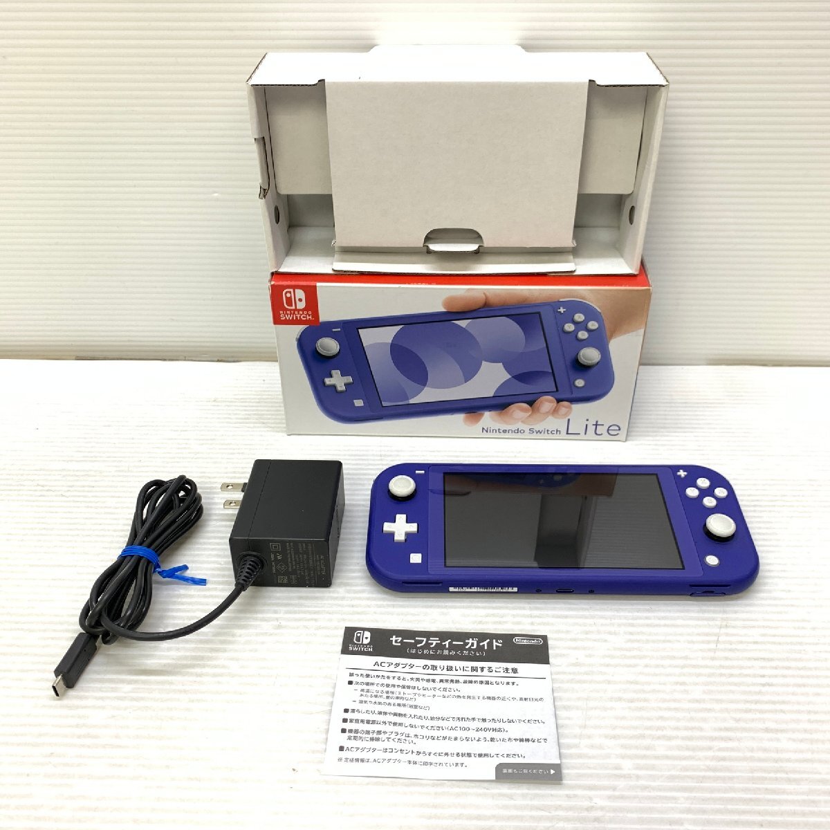 MIN【中古品】 MSMG Nintendo Switch Lite ブルー ニンテンドースイッチ ライト 任天堂 ゲーム機 〈34-240417-ME-8-MIN〉の画像1