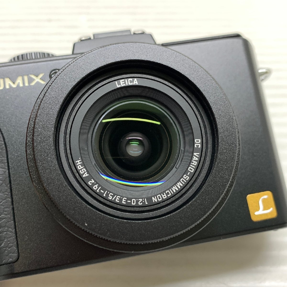 MIN【中古品】 MSMK パナソニック LUMIX DMC-LX5 デジタルカメラ ブラック 箱にスレあり 〈94-240422-MK-9-MIN〉の画像3