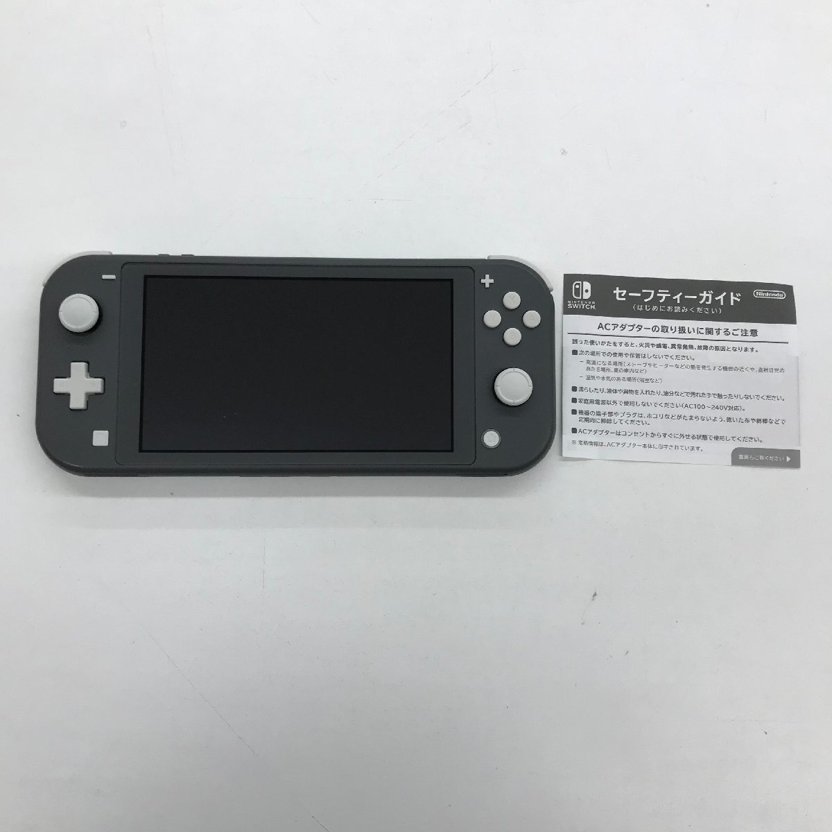 FUR【ジャンク】ACアダプター欠品 スティック補正必要 Nintendo Switch Lite グレー【034-240423-ZU-02-FUR】の画像2