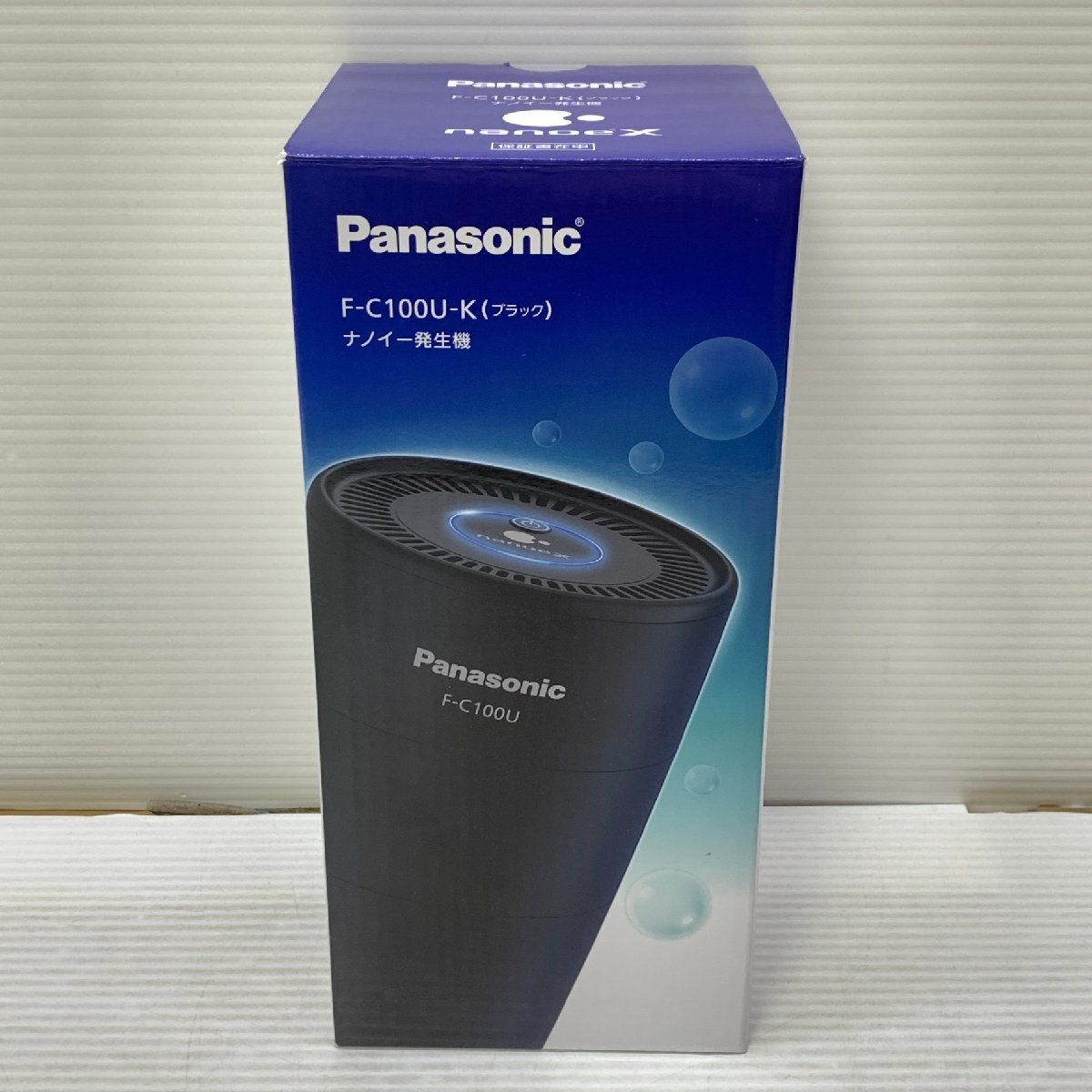 MIN【中古美品】 MSMK Panasonic パナソニック ナノイー発生機 F-C100U-K ブラック 2021年製 〈100-240424-CN-3-MIN〉の画像1