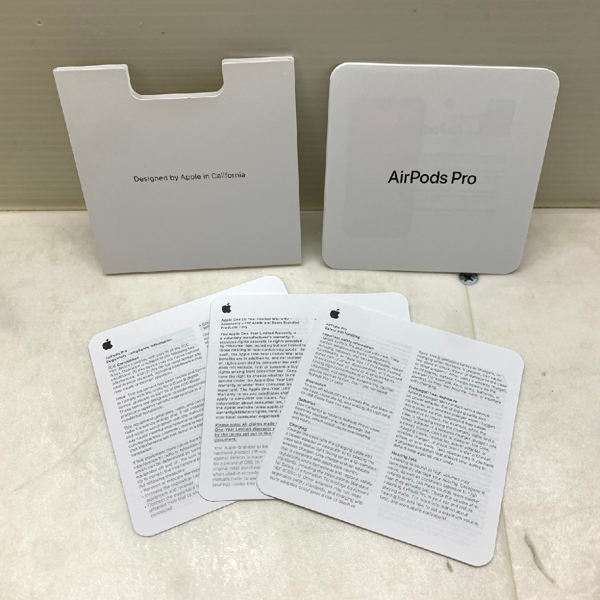 MIN【ジャンク品】 MSMK Apple AirPods Pro 第一世代 MWP22J/A アップル エアポッズ イヤホン 〈93-240427-ME-14-MIN〉の画像5
