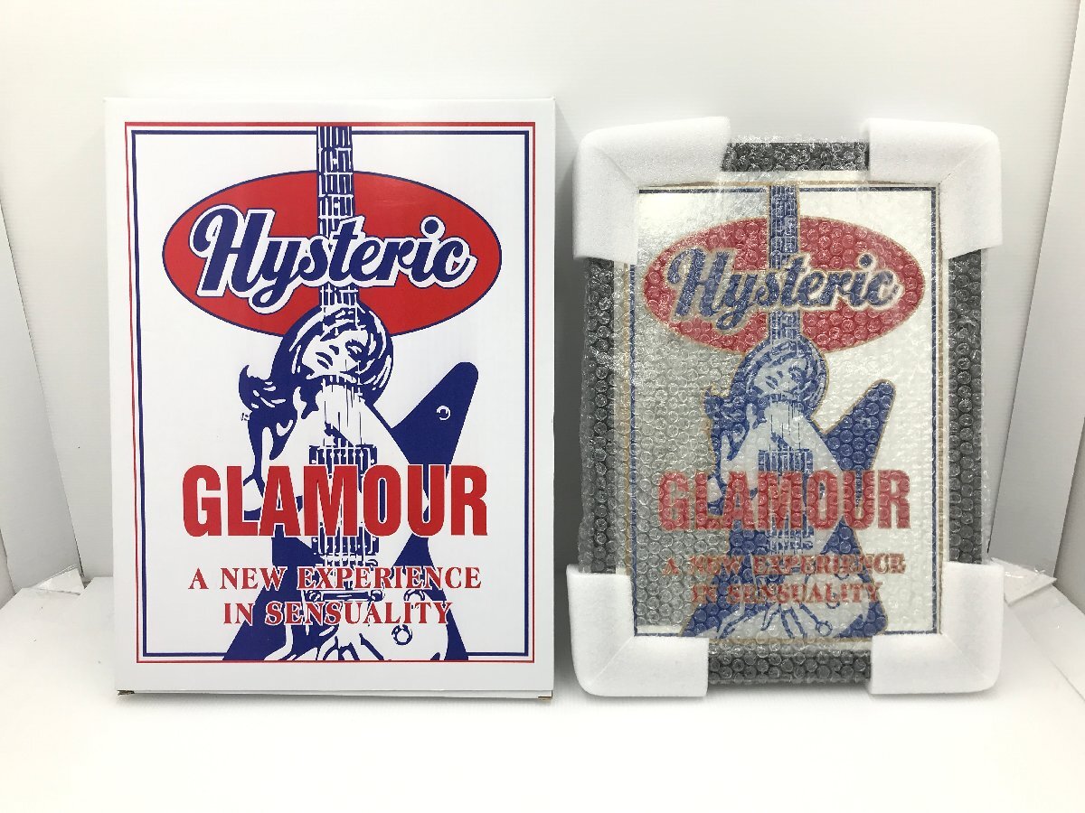 【TAG・中古品】☆HYSTERIC GLAMOUR GUITAR GIRL PUB MIRROR ノベルティ ミラー☆208-240416-SS-05-TAGの画像1