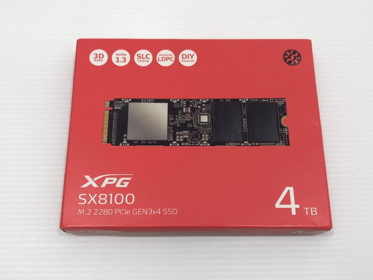 【TAG・現状品】☆ADATA XPG SX8100 SSD 4TB☆88-240416-SS-29-TAGの画像1