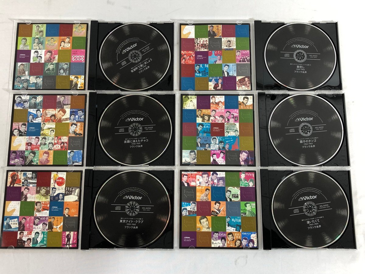 H【中古品】 懐かしのフランク永井 シングル全集 CD10枚 DVD1枚組 VIBY-1030 〈13-240425-SS-10-HOU〉の画像6