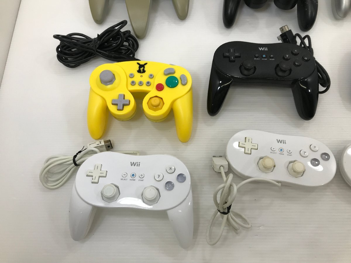 【TAG・ジャンク品】★まとめ売り ニンテンドーゲーム用 コントローラーセット ★未検品 ★ゲームキューブ/64/Wii等 024-240426-YK-02-TAGの画像5