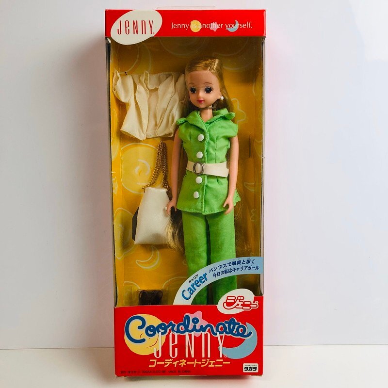 ICH【中古美品】 未開封未使用 タカラ コーディネート ジェニー Jenny キャリア 人形 〈106-240327-aa2-ICH〉の画像1