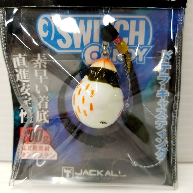 IZU【中古/未使用品】 ジャッカル TGビンビンスイッチ キャンディ 200g グローパール 未開封 〈136-240402-AS-12-IZU〉_画像3