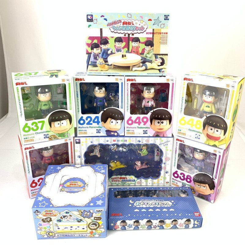 FUZ【中古美品】 おそ松さん フィギュア グッズセット ねんどろいど パルメイトぷち 他 トド松 カラ松 他 〈45-240413-0YY-2-FUZ〉_画像1