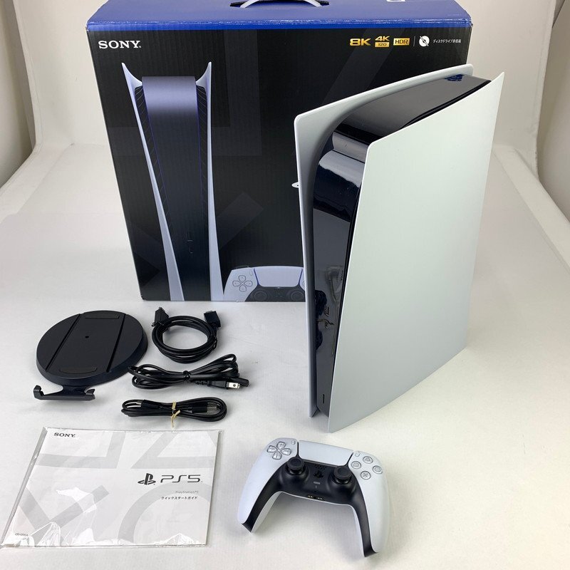 FUZ【中古美品】 SONY ソニー PS5 Playstation5 CFI-1200B デジタルエディション 箱傷みあり 〈32-240327-YY-12-FUZ〉の画像1