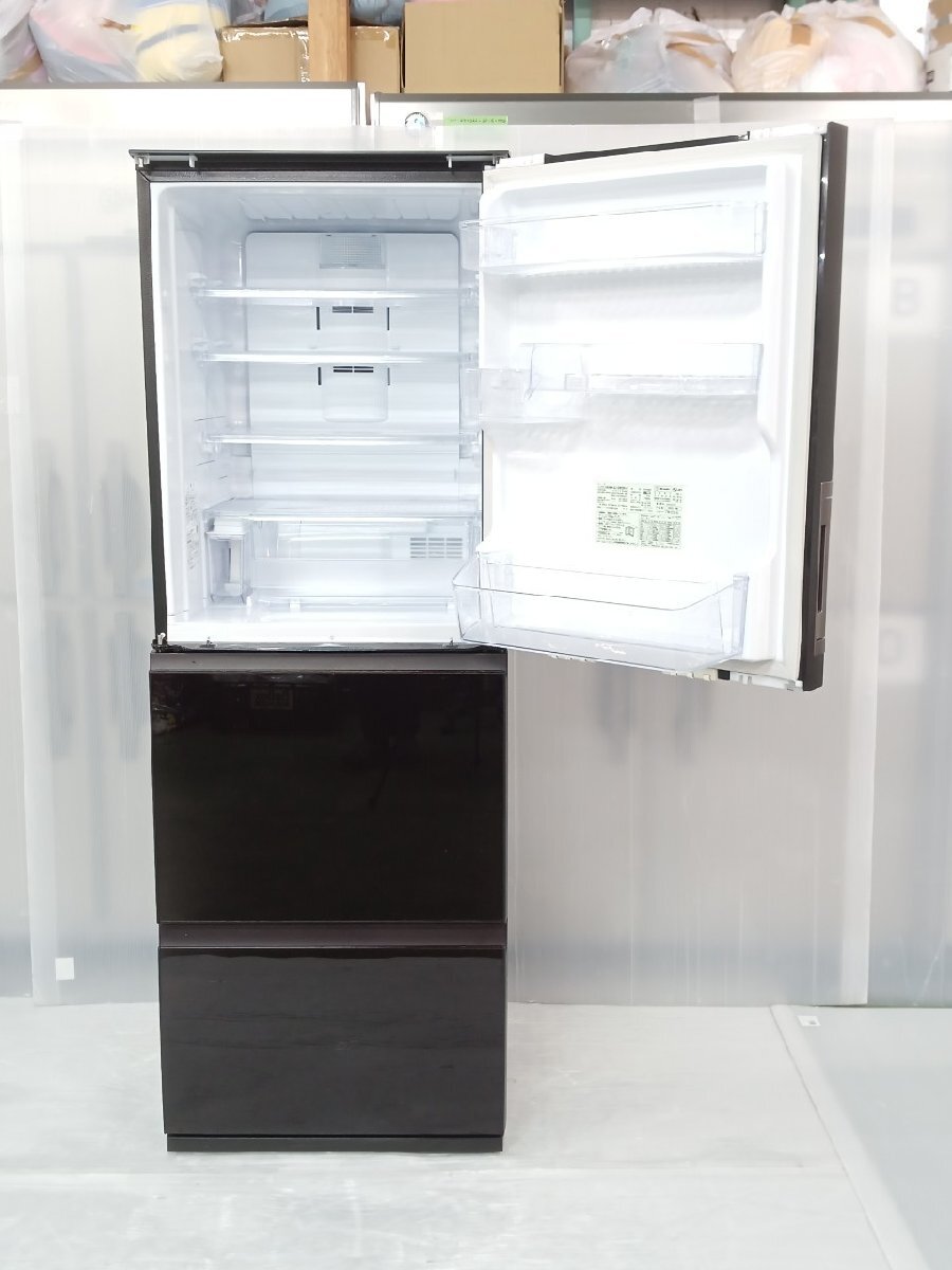 H【直接引取可/中古品】 シャープ ノンフロン冷凍冷蔵庫 SJ-GW35F-R 2020年製 両開き 家財便Eランク 〈100-240421-to-1-HOU〉の画像2