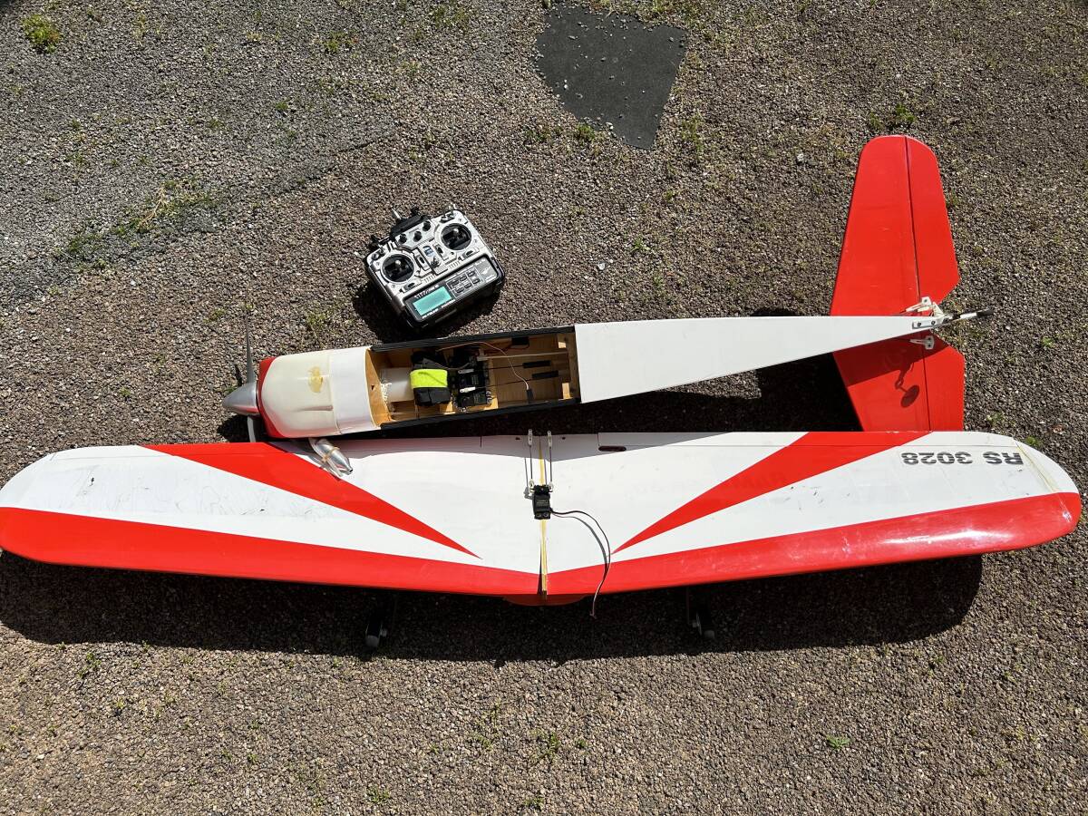 33Z 1円～ ジャンク RC ラジコン 飛行機 RAMBLER 30 RS 3028 送信機 プロポ FP-T8UHP_画像8