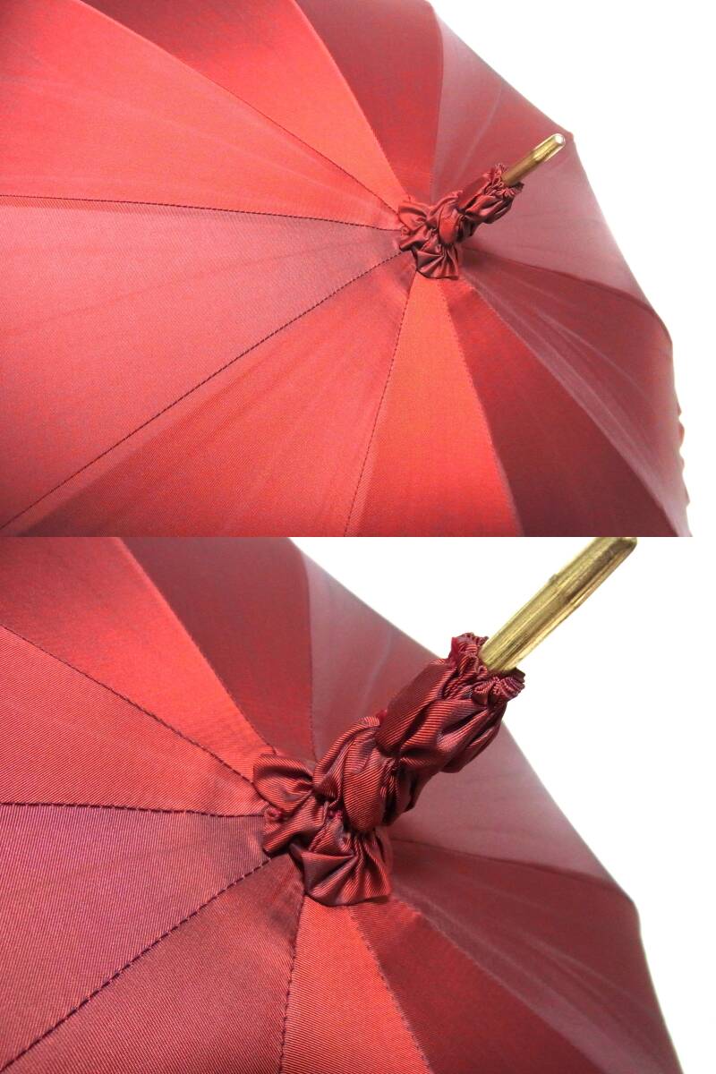 USED 使用感少 銀座和光 ワコー ALEXANDRA SOJFER フランス 長傘 パラソル アンブレラ 二重張 / 日傘 雨具_画像5