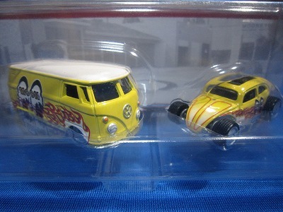 143 絶版 貴重 Hot WHeeLs ２台Set MOON VOLKSWAGEN TIPANEL BAS / CUSTOM VOLKSWAGEN BEETLEの画像3