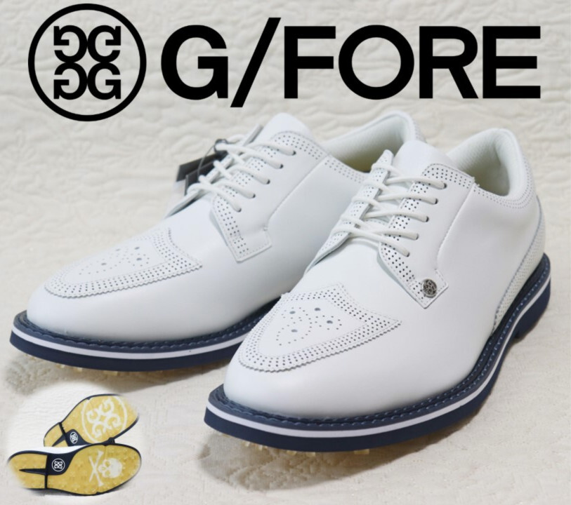 高感度ショップで2023年売れたブランド 41,800円新品タグ付き【G/FORE v4883 US9.5(26.5cm) 高級ゴルフシューズ GALLIVANTER BROGUE ジーフォア】PERF 26.5cm