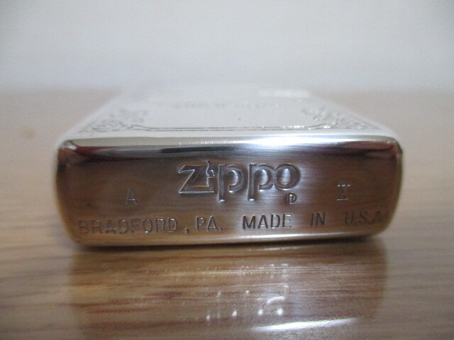 ZIPPO シルバープレート Silver Plate 「 The only Zippo in the worid 」 シリアルナンバーあり SINCE 1932 made in USAの画像7