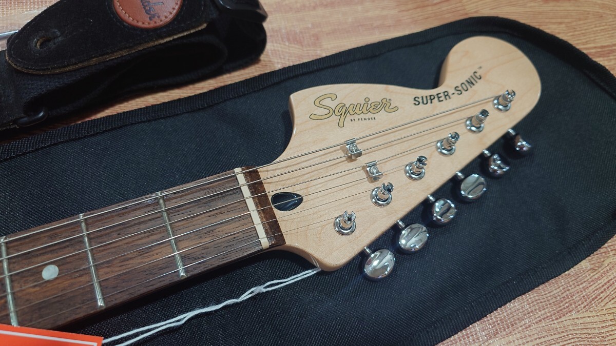 ★Squier by Fender PARANORMAL SUPER-SONIC スーパーソニック 絶版★未使用保管品★の画像4