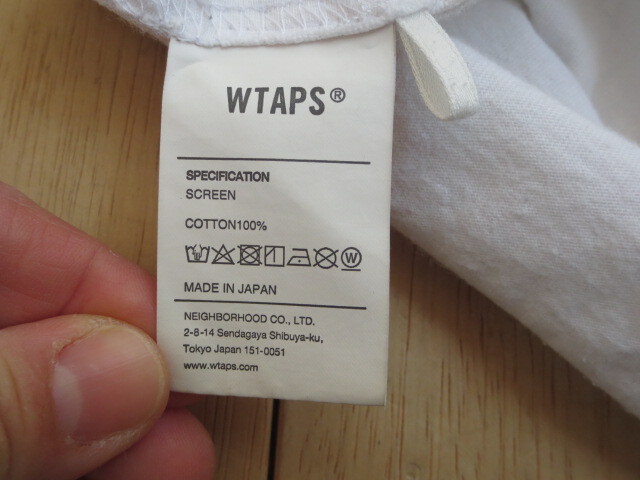 WTAPS☆ダブルタップス☆白色☆Tシャツ☆4サイズ☆_画像8