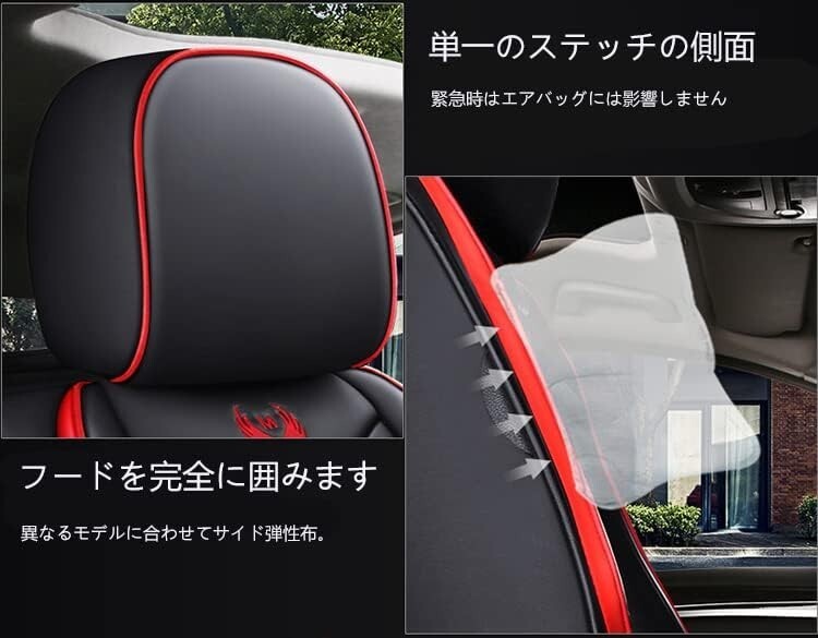 1 иен ~* новый товар не использовался *EXCORN машина чехол для сиденья Honda N-BOX custom JF3 JF4 G*EX/G*EX Honda SENSING для одной машины * полный комплект комплект красный 