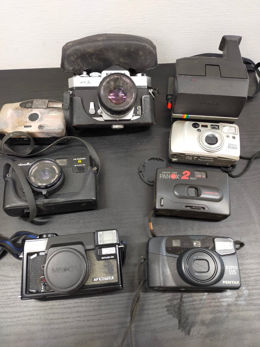 1円〜☆ SONY OLYMPUS PENTAX MINOLTA フィルムカメラ ビデオカメラ 10個まとめセットの画像2