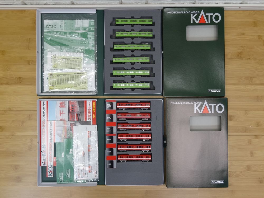 動作未確認 KATO Nゲージ 鉄道模型 計12両 103系山手線 営団地下鉄500形 現状品の画像1
