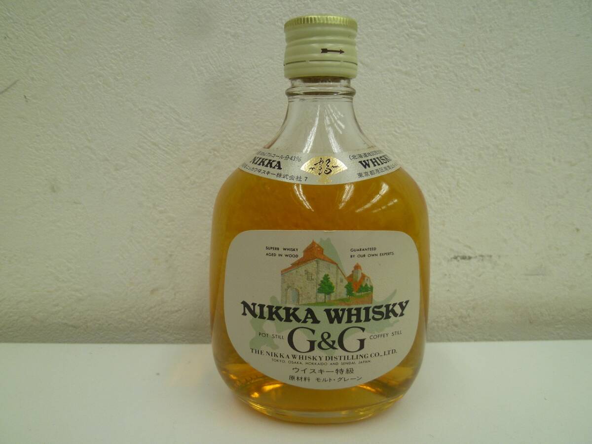 NIKKA WHISKY G&G ニッカ ウイスキー 鶴 北海道地区限定 180ml 古酒 未開栓