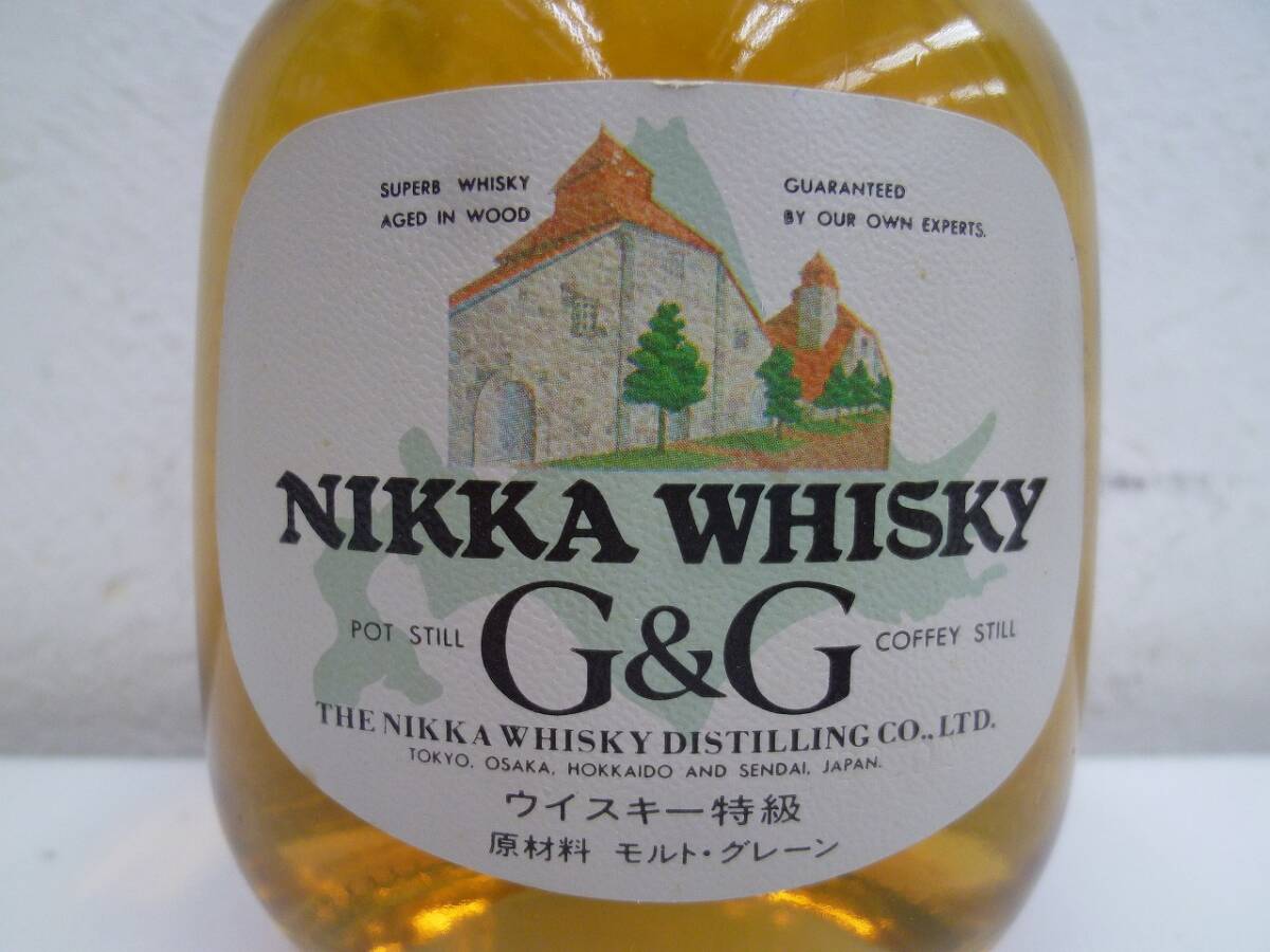 NIKKA WHISKY G&G ニッカ ウイスキー 鶴 北海道地区限定 180ml 古酒 未開栓