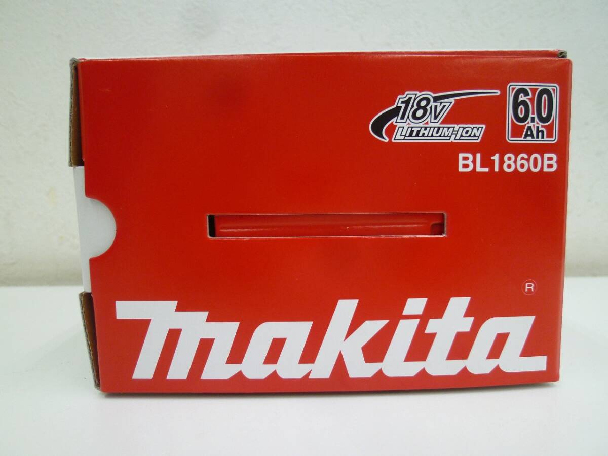 未使用 makita マキタ BL1860B リチウムイオンバッテリー 18V 6.0Ah ①の画像3