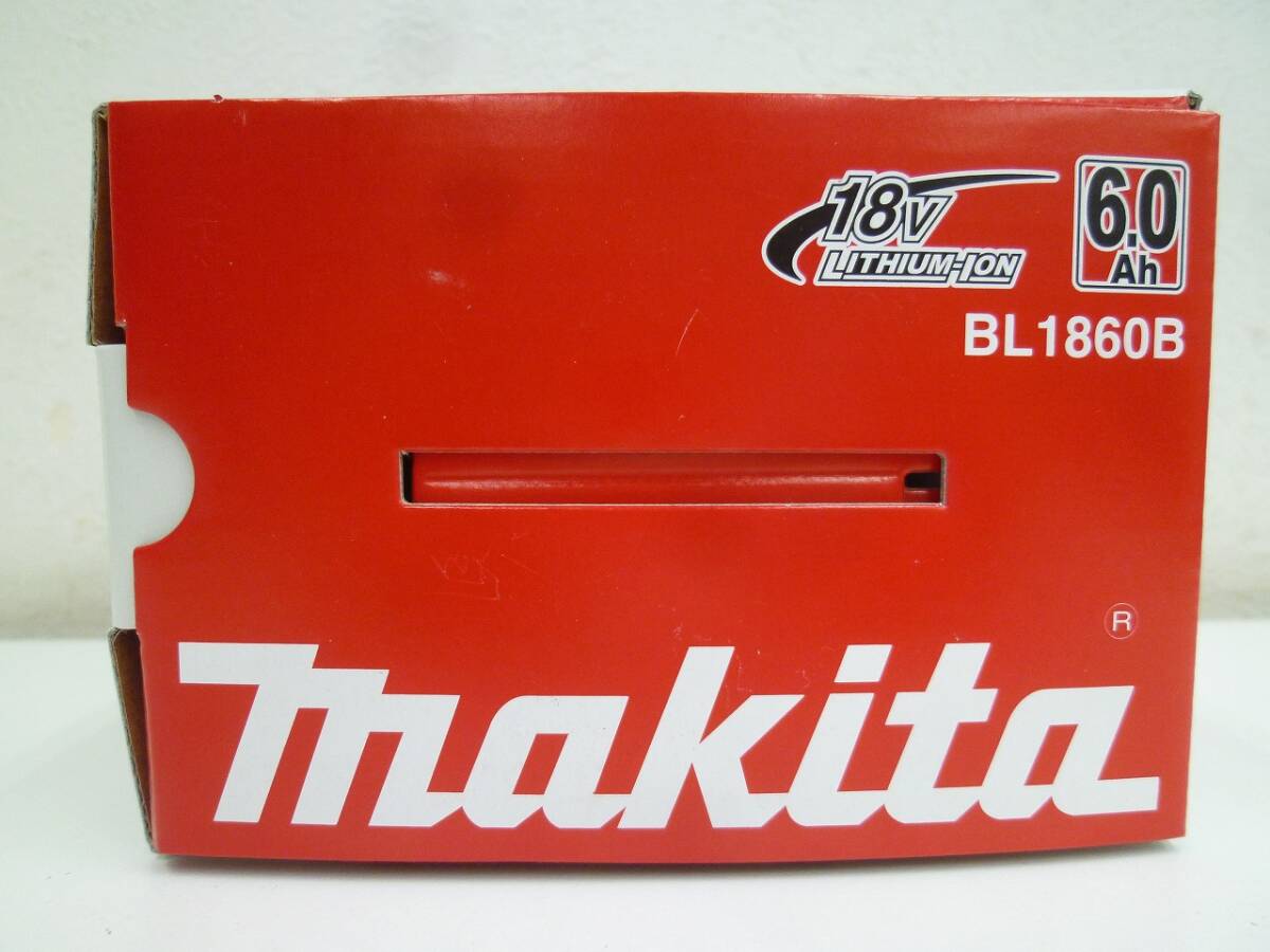未使用 makita マキタ BL1860B リチウムイオンバッテリー 18V 6.0Ah ③の画像3