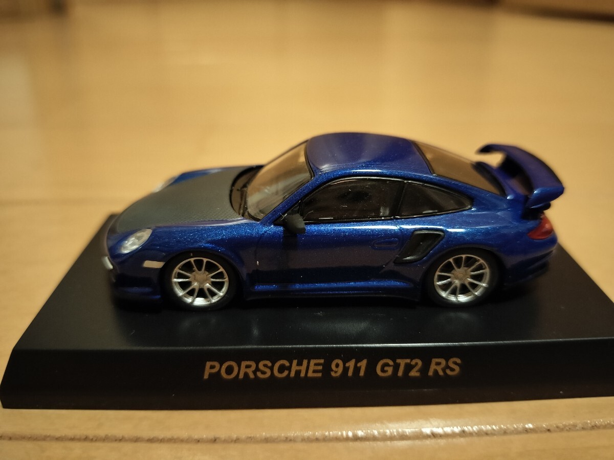 【カード、箱無し】京商 1/64 ポルシェ 911 GT2 RSの画像1