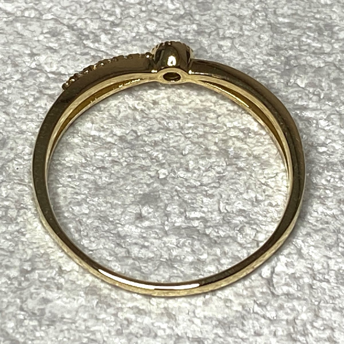 ☆【KJC】K18 グリーン系ダイヤモンド 0.11ct/脇石ダイヤ0.07ct ☆【KJC】K18 グリーン系ダイヤモンド 0.11ct/脇石ダイヤ0.07ct