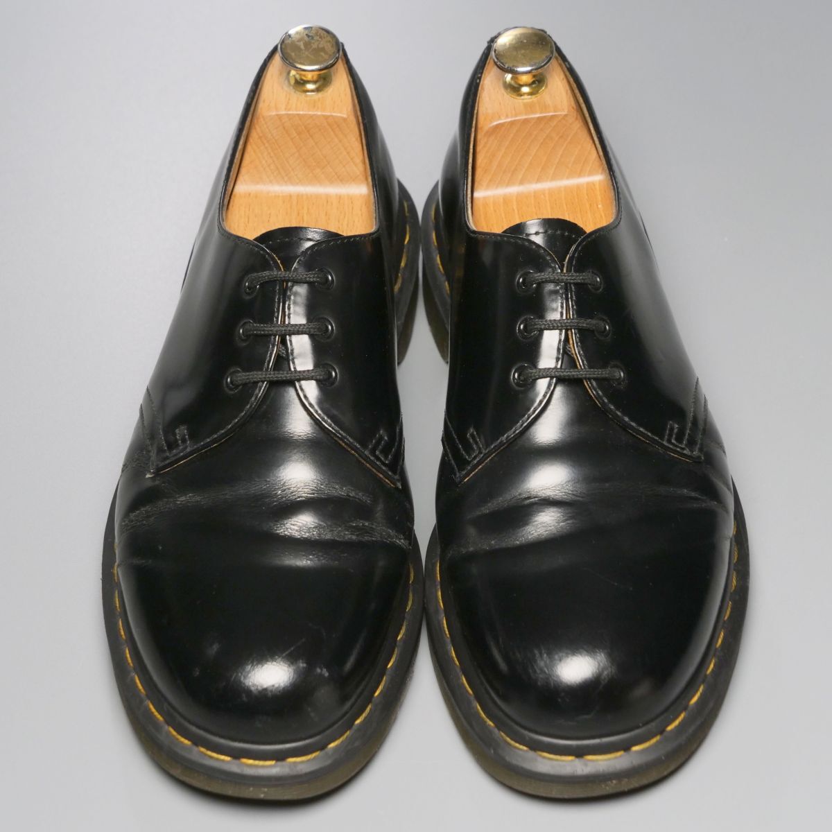 GP4122//*ドクターマーチン/Dr.Martens*1461 59/UK8/プレーントゥ/3ホールシューズ/レザーシューズ/革靴/黒/ブラックの画像1