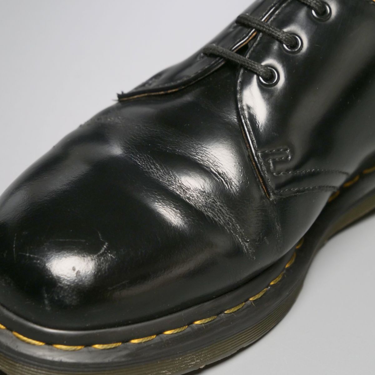 GP4122//*ドクターマーチン/Dr.Martens*1461 59/UK8/プレーントゥ/3ホールシューズ/レザーシューズ/革靴/黒/ブラックの画像6