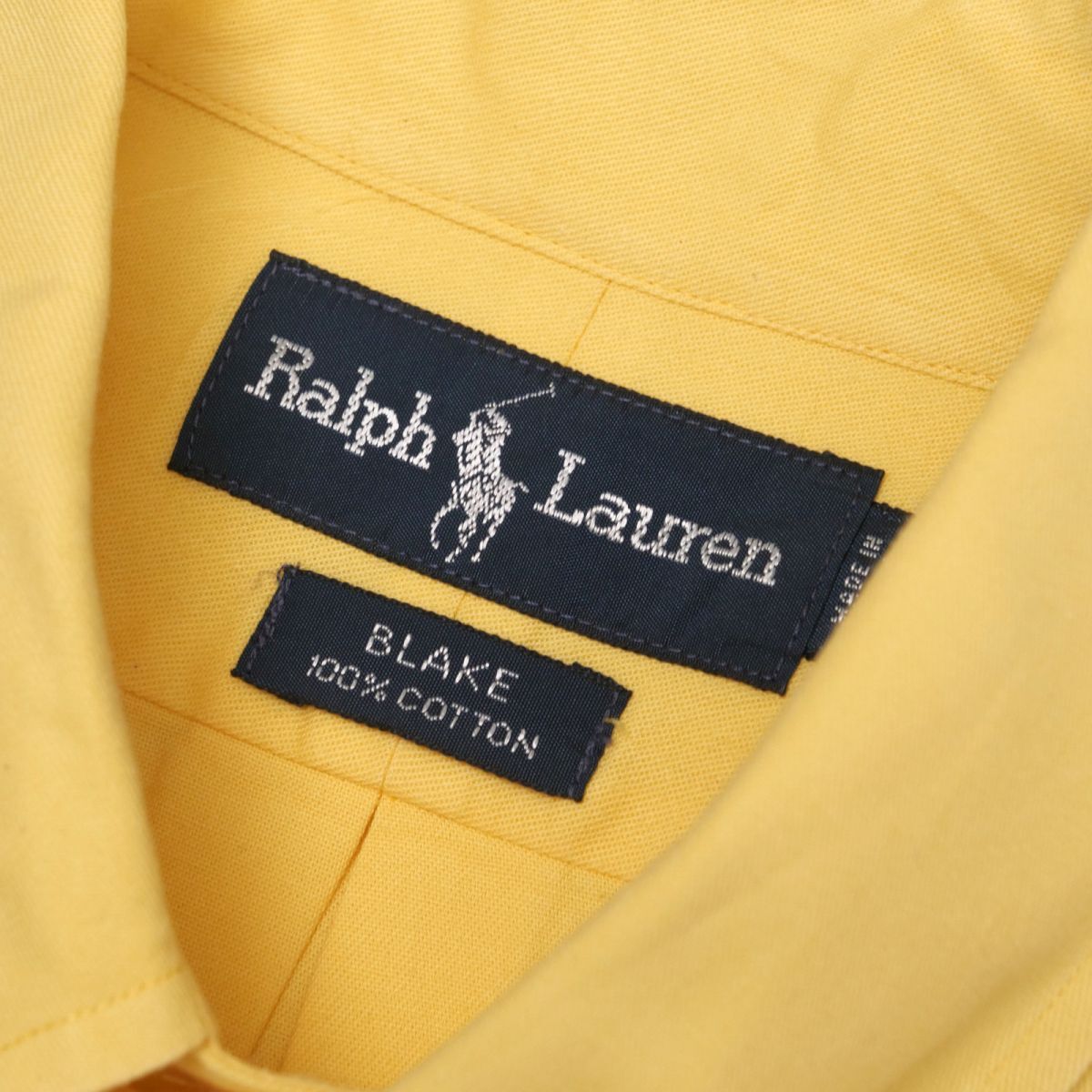 TG5755* Ralph Lauren /RALPH LAUREN*2 позиций комплект * короткий рукав кнопка down рубашка *po колено вышивка * одноцветный + полоса * желтый цвет серия + розовый серия мульти- * мужской *M+L