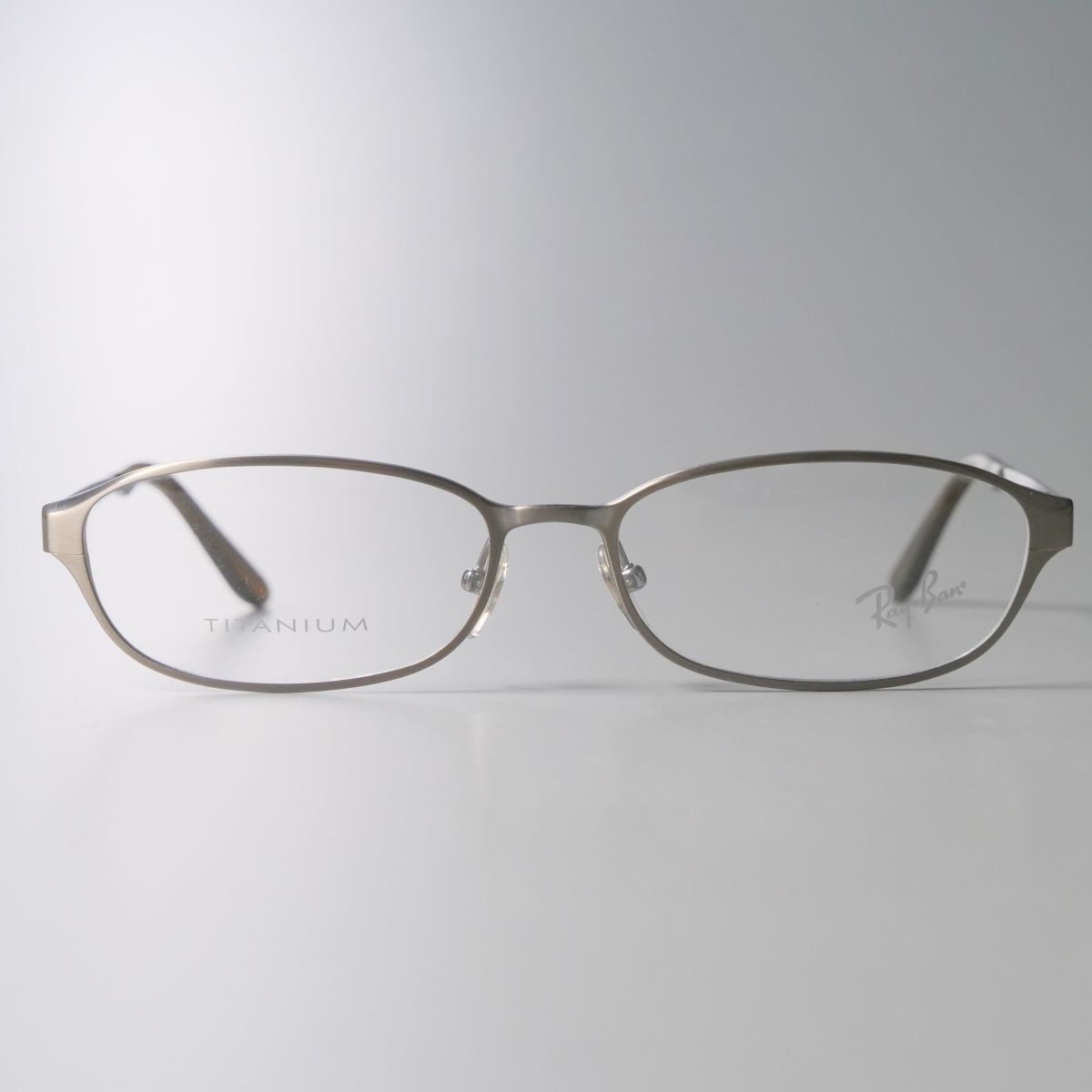 MF6980◎未使用 Ray-Ban レイバン チタンフレーム オーバルフレーム 眼鏡 メガネ RB8717D サイズ:56□16/145 シルバー系の画像3