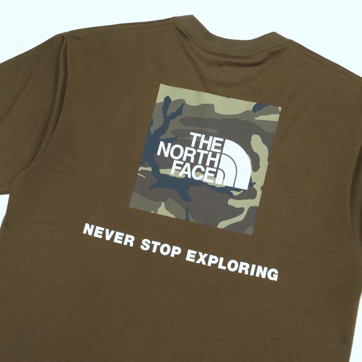 STG7767 ノースフェイス/THE NORTH FACE/2点セット/Tシャツ/半袖/メンズM/スクエアロゴ/ベージュ系/カーキ系/カットソー/NT32357