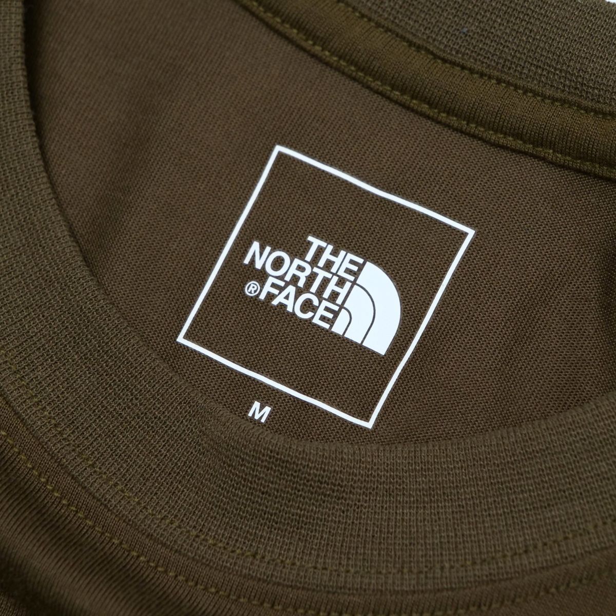 STG7767 ノースフェイス/THE NORTH FACE/2点セット/Tシャツ/半袖/メンズM/スクエアロゴ/ベージュ系/カーキ系/カットソー/NT32357_画像10