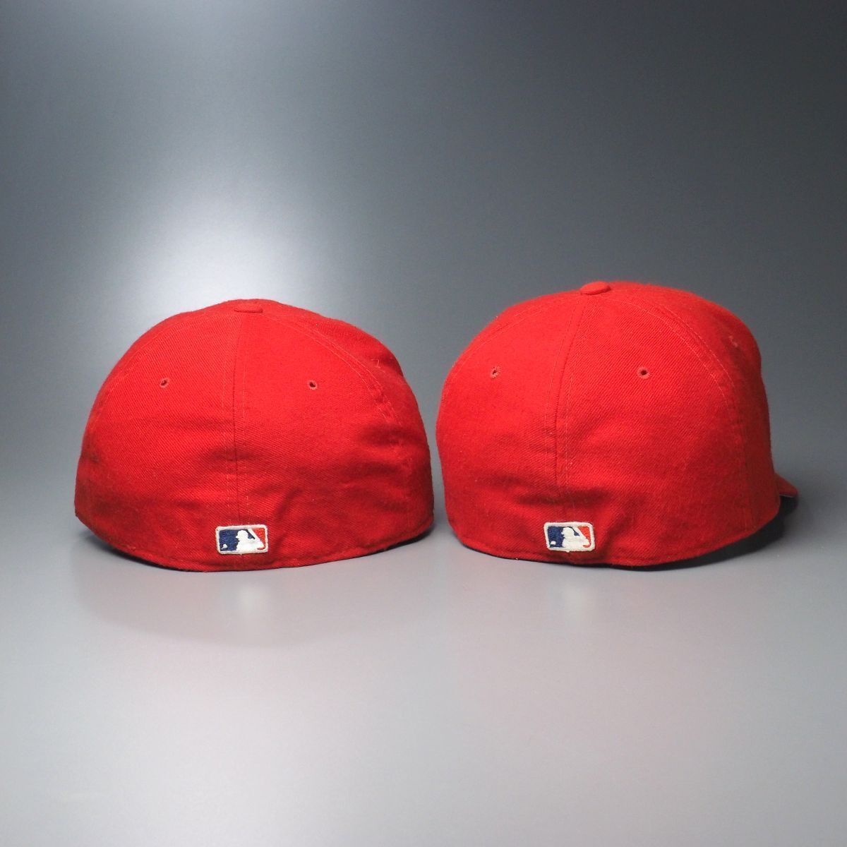 STH1085◎90’s New Era ニューエラ ダイヤモンドコレクション 59FIFTY MLB セントルイス カージナルス ベースボールキャップ 帽子 2点SET_画像8